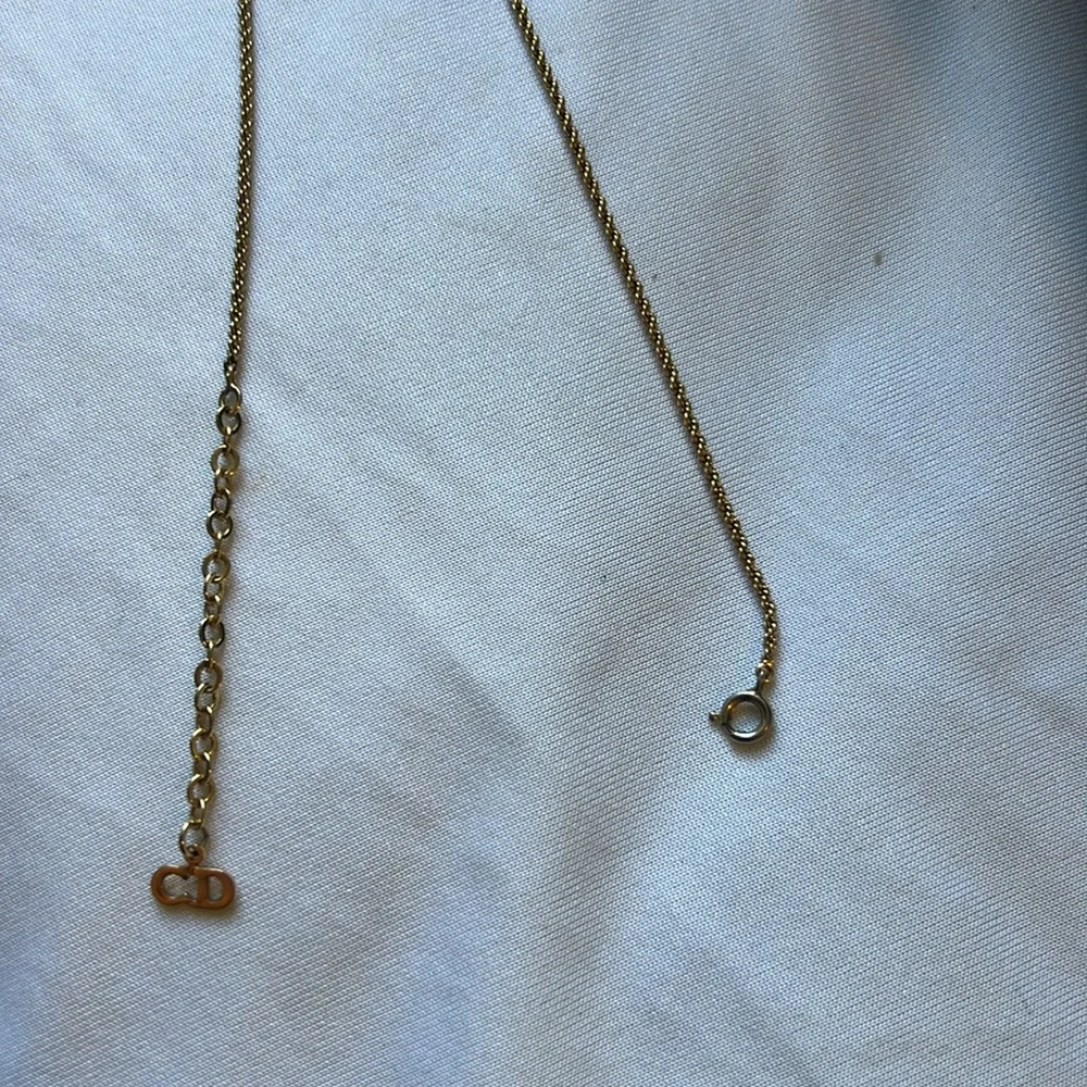 Christian Dior Necklace with adjustable chain and charm - Picture 6 of 6